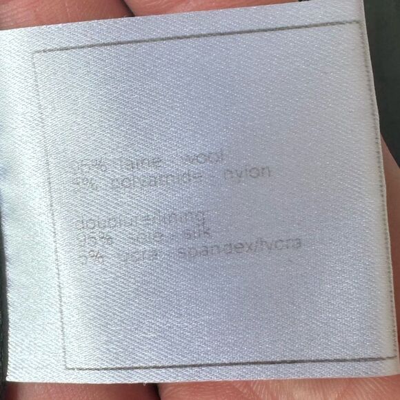 Vintage 1990s Chanel Forest Green Boucle Tweed Mini Skirt 97a 40 FR 8 US - Picture 13 of 16